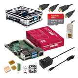 Marstudy Raspberry Pi 4 Modelo B Ultimate Starter Kit -64gb