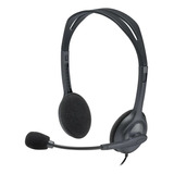 Auricular C|microfono Logitech H111 Blk 1 Jack 981-000612