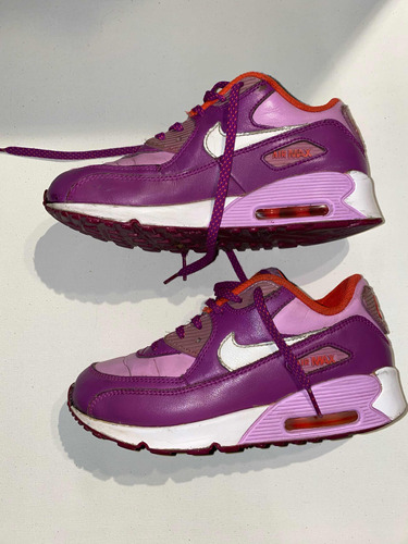 Zapatillas Nike Modelo Air Max Talle 34 De Cuero