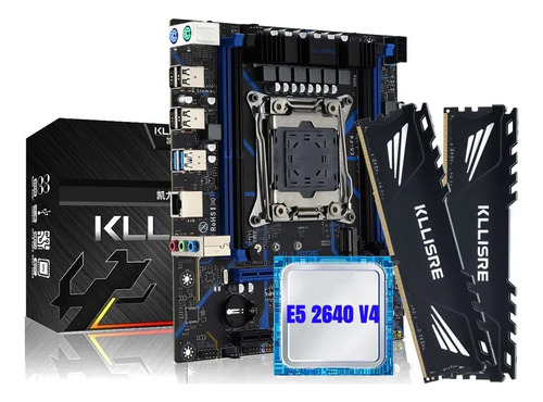 Kit Intel X99 Xeon E5 2640 V4 Kllisre E5-f4 16gb 2x8 2666mhz