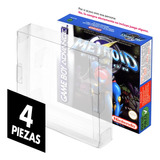 Pack X4 Caja Protectora Pet Para Game Boy Gba Gbc Juegos Cib