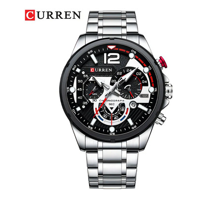 Reloj Curren 8395sl Plateado Hombre