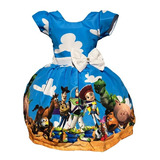 Vestido Toy Story Temático Luxo Infantil