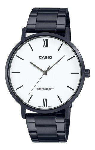 Reloj Casio Mtp-vt01b-7b Color De La Malla Negro