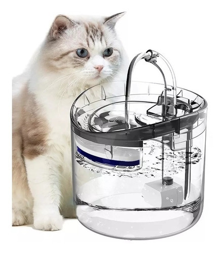 Gatos Y Perros Bebedero Fuente De Agua Silencioso Automático