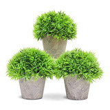 Juvale Fake Planta Decoracion Juego De 3 Plantas Artificial