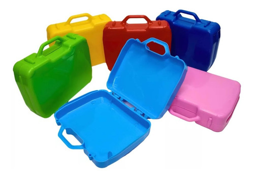 Set 20 Mini Valijas De Plástico Colores Souvenir Candy Bar
