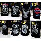 Pack 3 Remeras Moto Choppers Racer 100%  Algodon 