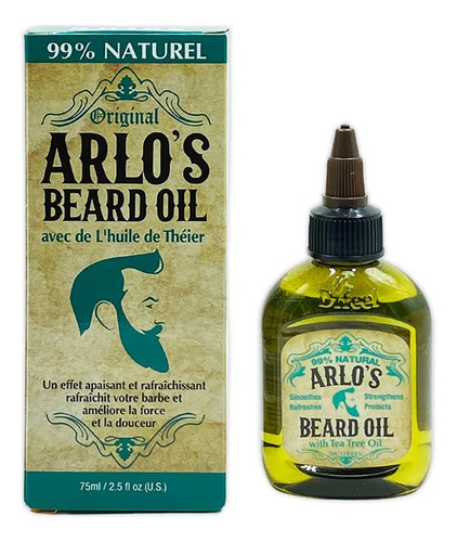 Original Arlo's Aceite Para Barba With Tea Tree Oil 75 Ml