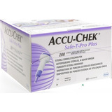 Lanceta Accu-chek Safe-t-pro Plus 200 Unidades.