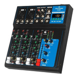Mixer Gochanmi F4 Mezcladora Audio Profesional Dj 4 Canales
