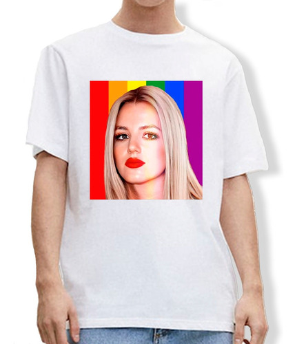 Playera Personalizable Britney Spears Lgbtq Marcha Gay 2022