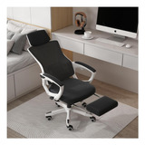 Silla Gamer Oficina Ergonómica Reclinable Reposapiés Girar 