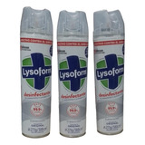  Desinfectante Ambientes Lysoform Original Aerosol 380cm3 X3