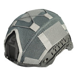 Forro Para Casco Balístico Kevlar O Airsoft Malla Gris 