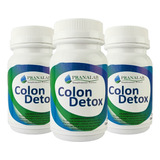 Colon Détox 30 Cáps (deshincha, Desintoxicante) Pack 3 Frasc