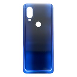 Tapa De Cristal Compatible Con Motorola One Vision Azul