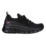 Tenis Mujer Skechers Bobs Sport - Negro