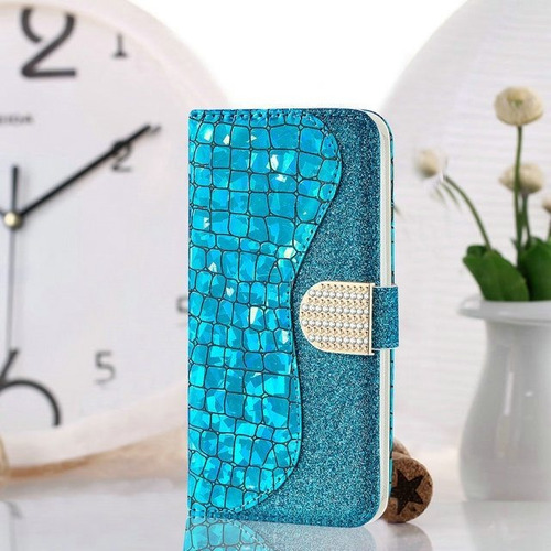 Funda Tipo Cartera Con Lentejuelas Y Purpurina Para Samsung