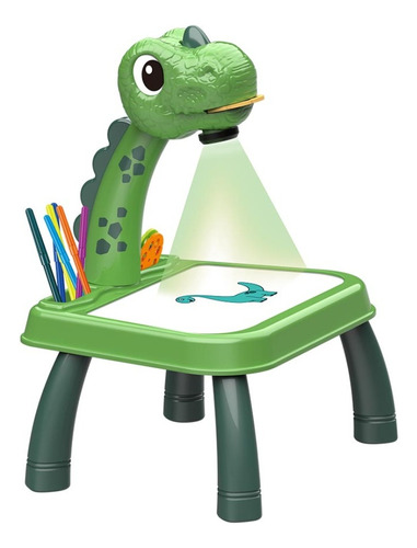 Mesa Projetora Infantil Dm Toys De Desenho Dino Na Floresta