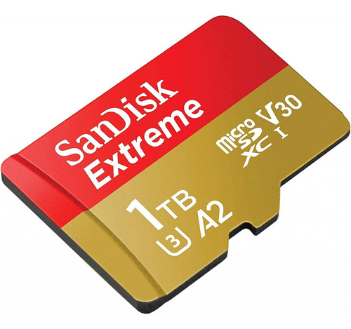 Tarjeta De Memoria Microsd Sandisk Extreme 1tb A2 U3 4k