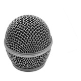 Globo Cabeça Para Microfone Shure Globo Metalico Para Sm58