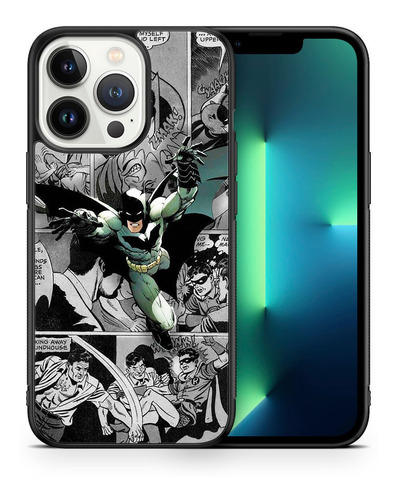Funda Protectora Para iPhone Batman Vintage Comics Tpu Case 