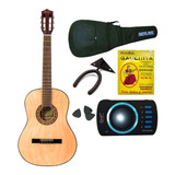 Gracia M2 Combo Guitarra Clasica + Funda + Afinador + Acc