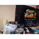 Super Nintendo Snes Con Juego Street Fighter 2