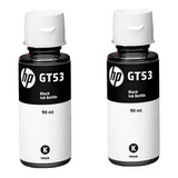 2 Pack Tinta Hp Gt51 / Gt53 Negro Original 