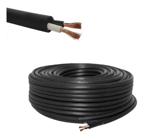 50 Mts Cable Uso Rudo Calibre 2 X 16 100% Cobre Argos 