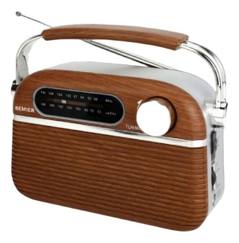 Radio Bluetooth Portátil Retro Usb Am Fm 