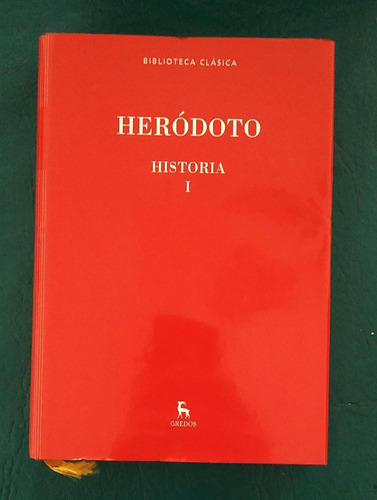 Libro Heródoto Historia I 1 Edit Gredos Biblioteca Clásica
