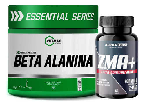 Beta Lanina Pura 200g Vitamax + Vitaminas Zma Zinco Magnésio