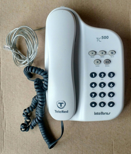 Teléfono Fijo Intelbras Tc500 Blanco Impecable