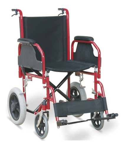 Silla De Rueda Geriatrica + Pack Mesa+cojin+arnes