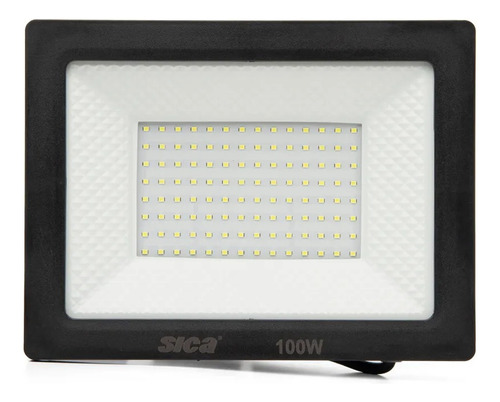 Reflector Proyector Led Pro Slim 100w Exterior Sica X 8 Unid