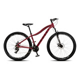 Bicicleta Colli Eudora Aluminio Aro 29 Disco-shimano 21v Cor Marsala Tamanho Do Quadro 15,5