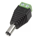 Ficha Dc Plug Borneras Utp Jack Macho 5,5 2,1mm M 10un Cctv 