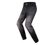 Pantalón Casual Moto Ls2 Dakota De Mezclilla Negro Ce