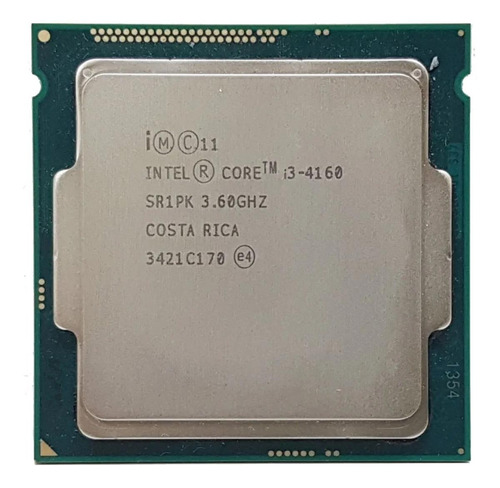 Processador Intel Core I3-4160 3.6ghz Lga 1150, 4 Geração