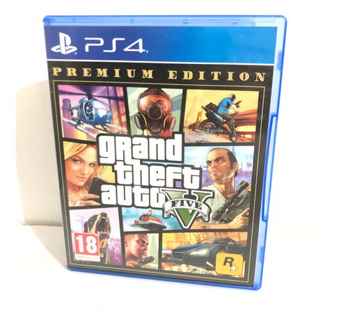 Gta V Grand Theft Auto V Play4 Ps4 Con Mapa
