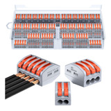 60 Conectores De Cable Compactos/bloques Eléctricos/ Empalme