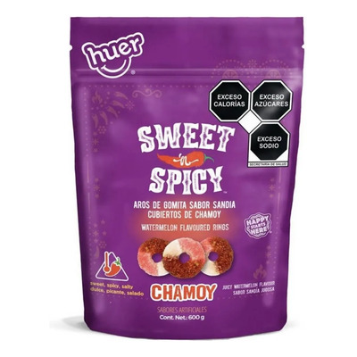 Sweet And Spicy Aros De Gomita Sabor Sandia Con Chamoy | MercadoLibre