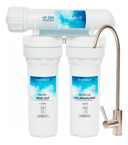 Purificador De Agua Hidrolit Uf Elimina Bacterias Arsenico. Hidrolit Uf Zen Blanco