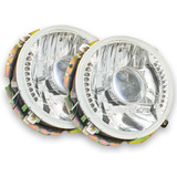 Par Faros De Lupa Y Leds Para Vw Sedan Vocho