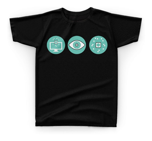 Camiseta Camisa Tecnologia Futuro Olho Eye Moderno - R08