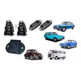 Kit Coxim Motor Cambio Vw Fusca Brasilia + Coifa Vibrasil