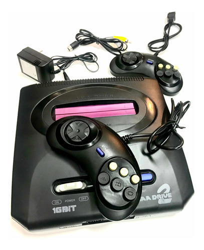 Consola Video Juegos 16 Bits Para Cartuchos Sega