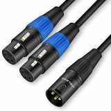 Cable Divisor Xlr, Cable Xlr Macho A Dual Xlr Hembra Y Cable